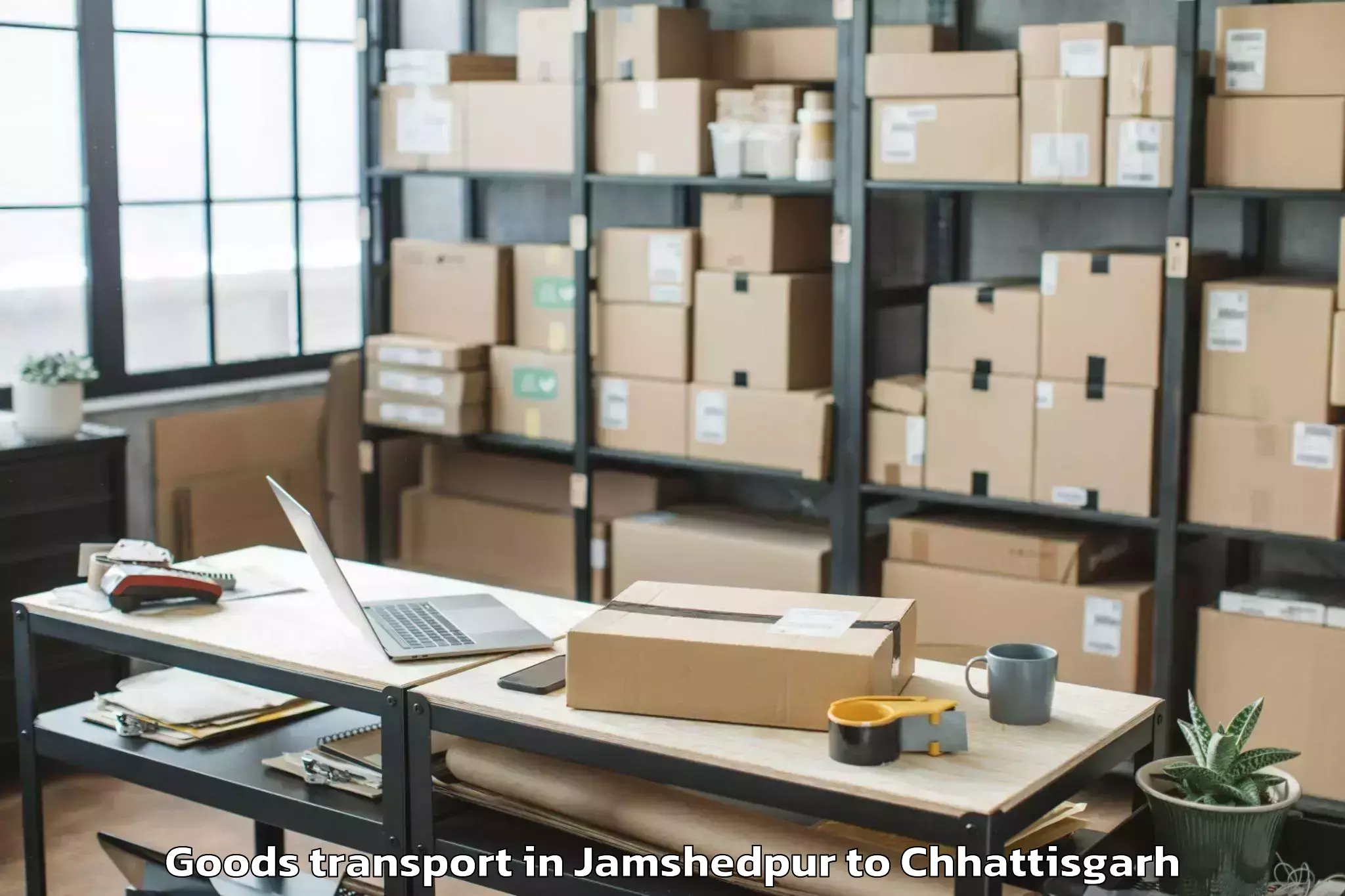 Hassle-Free Jamshedpur to Korba Goods Transport